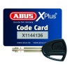 Zámek na kotoučovou brzdu s alarmem ABUS Granit Detecto X-Plus 8077 + loop chain